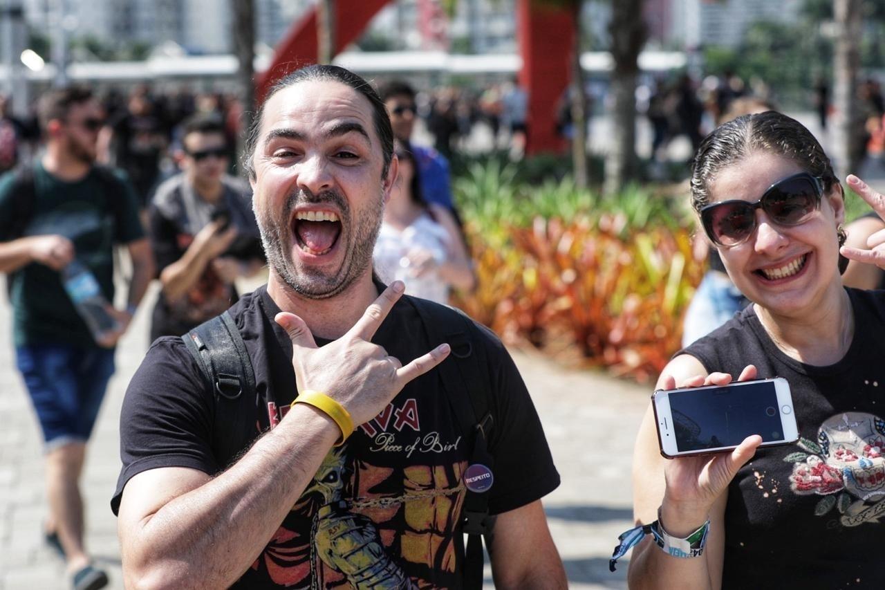 Metaleiros marcam presença no quinto dia do Rock In Rio 2019 - LUCIOLA VILLELA/ UOL