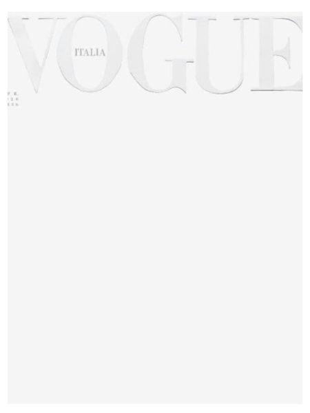 Capa da Vogue Itália - Reprodução