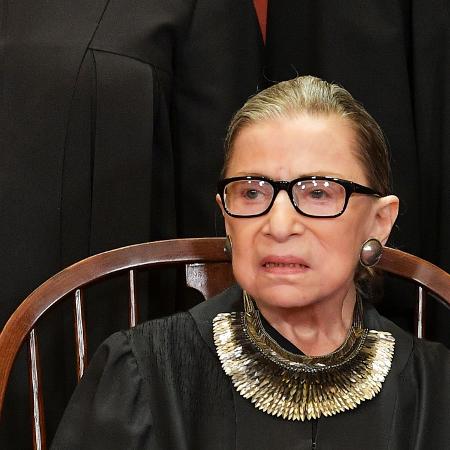 Ruth Bader Ginsburg, ministra da Suprema Corte que morreu na sexta 18/09/20 - MANDEL NGAN - 30.nov.2018/AFP