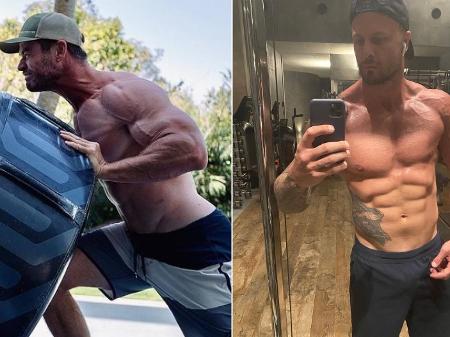 Chris Hemsworth atualiza os fãs sobre o tamanho de seu corpo em novo vídeo