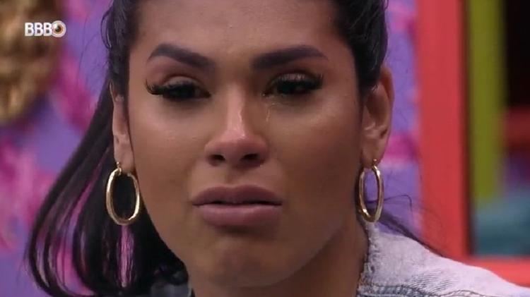 BBB 21: Pocah chora de saudade da família - Reprodução/Globoplay - Reprodução/Globoplay