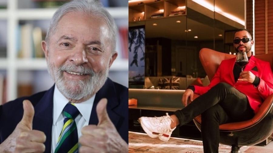 Lula elogiou Gil do Vigor nas redes sociais - Reprodução/Instagram @lulaoficial e @gildovigor