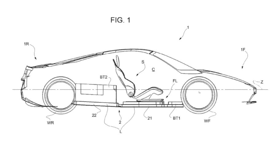 Patente para veículos elétricos da Ferrari - Reprodução