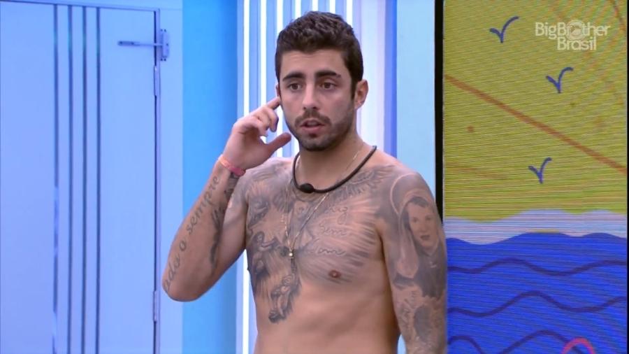 BBB 22: Pedro Scooby acha que está na hora de Lucas ir ao paredão - Reprodução / Globoplay