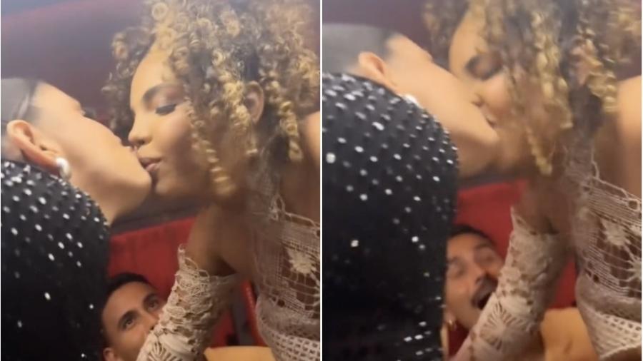 BBB 24: Fernanda e Pitel são flagradas dando selinho em van da Globo - Instagram/yasminbrunet