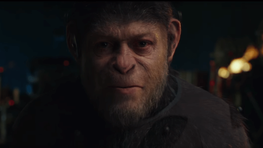 Andy Serkis se transforma no macaco César para o filme "Planeta dos Macacos: A Guerra"  - Reprodução