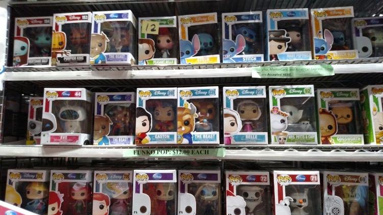 Funkos de personagens da Disney não fizeram muito sucesso na San Diego Comic-Con 2017 - Renata Nogueira/UOL - Renata Nogueira/UOL