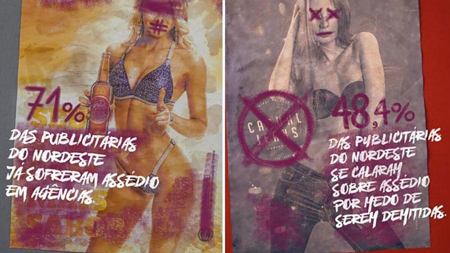 Cartazes da campanha "Esse case é foda" - Montagem/Divulgação
