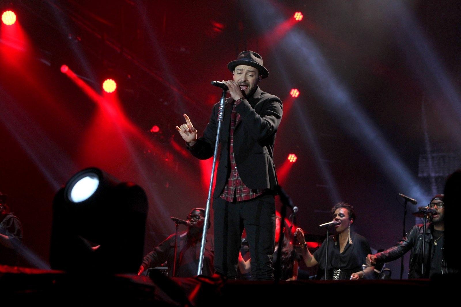 Justin Timberlake encerra terceira noite de Rock in Rio com show no Palco Mundo - Marcelo Sá Barreto/AgNews