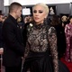 Lady Gaga no tapete vermelho do Grammy 2018 - Getty Images