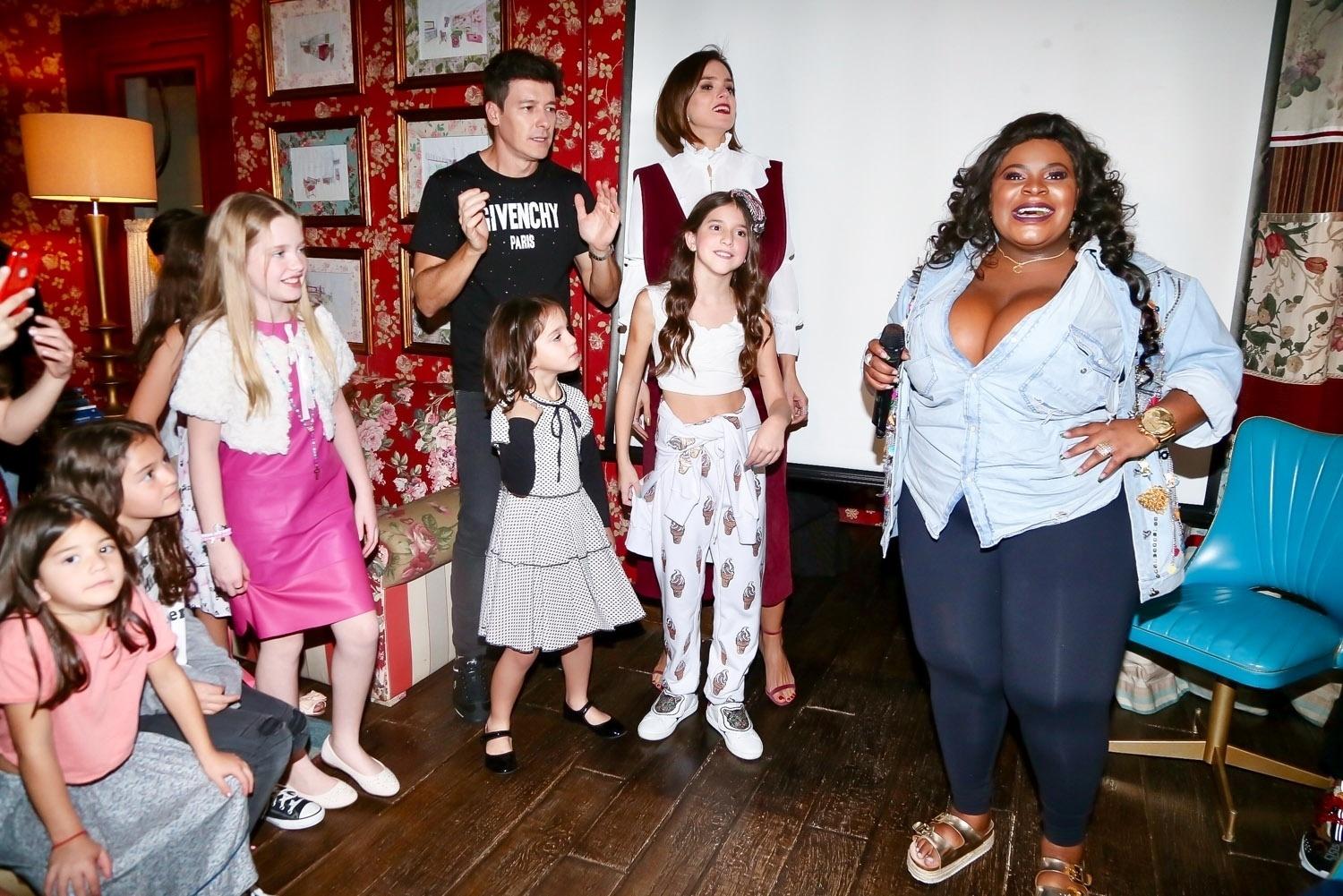 Jojo Todynhho aparece de surpresa em evento do lançamento do canal da Maria Faro em São Paulo - Manuela Scarpa/Brazil News