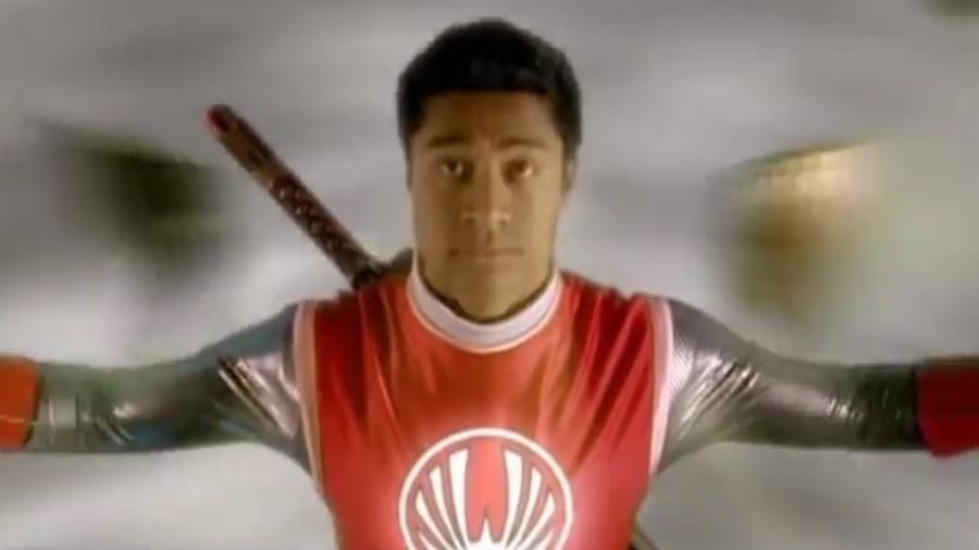 O ator neozelandês Pua Magasiva, que interpretou o Ranger Vermelho em "Power Rangers: Tempestade Ninja" - Reprodução