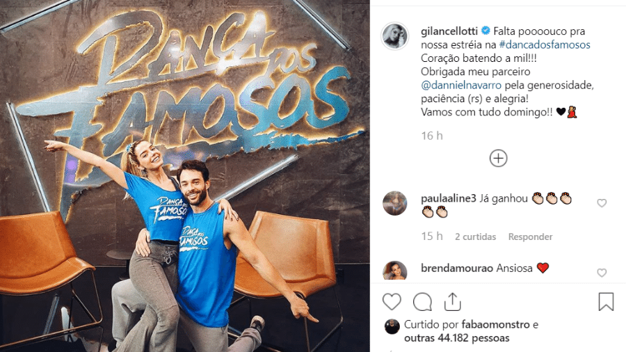 Giovanna Lancellotti está em contagem regressiva para o início da "Dança dos Famosos" - Reprodução/Instagram