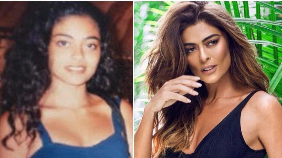 Juliana Paes antes e depois da fama - Reprodução
