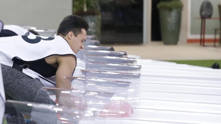 bbb 20 - petrix durante a prova - Divulgação/Victor Pollak/TV Globo - Divulgação/Victor Pollak/TV Globo