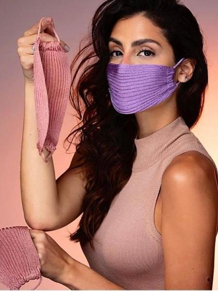 Infectologistas afirmam que máscara de tricô não protege contra Coronavírus - Divulgação Instagram