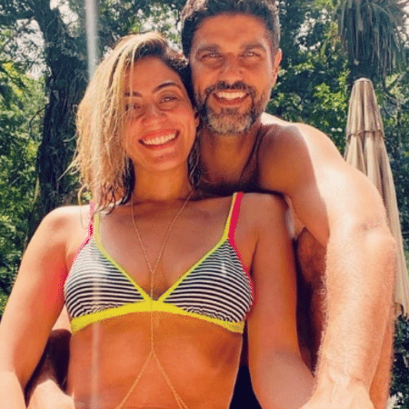 Depois de temporada na Itália com os 2 filhos, Bruno Cabrerizo já está de volta ao Brasil, onde se reencontrou com Carol Castro - Reprodução/Instagram
