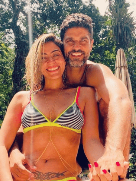 Depois de temporada na Itália com os 2 filhos, Bruno Cabrerizo já está de volta ao Brasil, onde se reencontrou com Carol Castro - Reprodução/Instagram