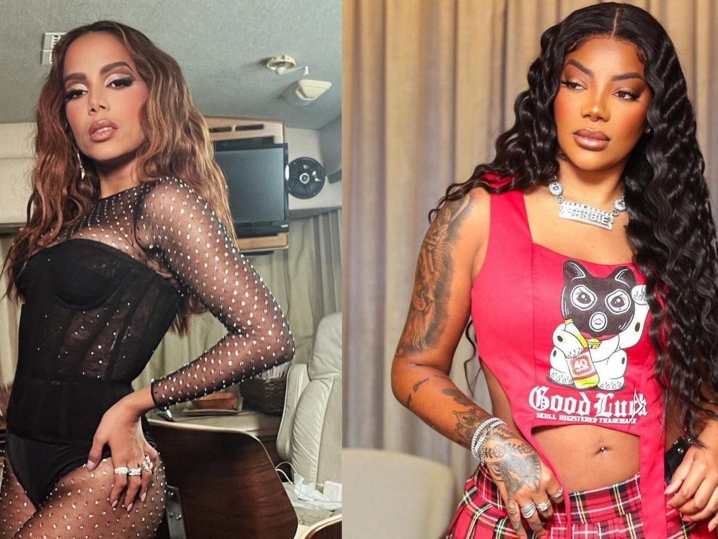 Anitta X Ludmilla: desentendimentos envolvendo as duas vêm desde