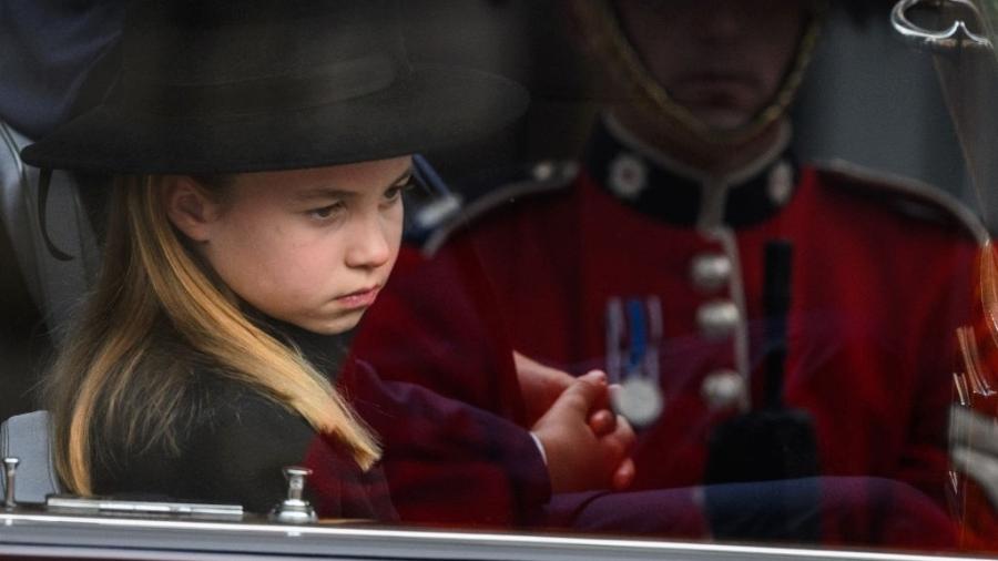 Princesa Charlotte no funeral da Elizabeth II - Leon Neal/Getty Images
