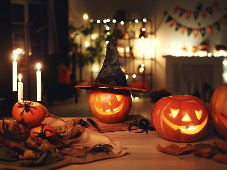 Decoração Halloween Bruxa Enfeite de Mesa - Extra Festas