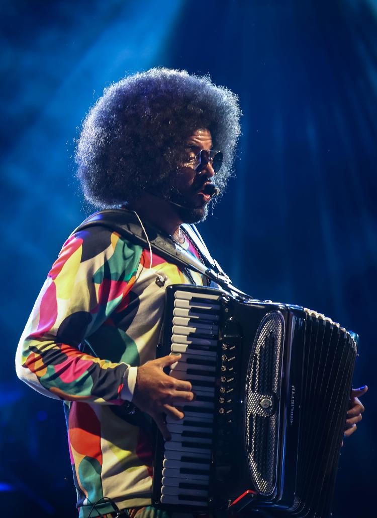 14.set.2024 - Mestrinho e Geraldo Azevedo se apresentam no Palco Village na segunda noite do Rock In Rio 2024