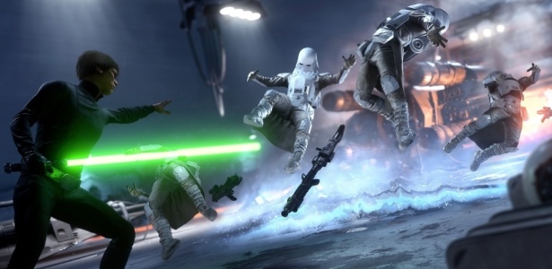 Apesar de belo e fácil de jogar, "Star Wars: Battlefront" desagradou por não ter uma campanha e oferecer pouco conteúdo - Divulgação