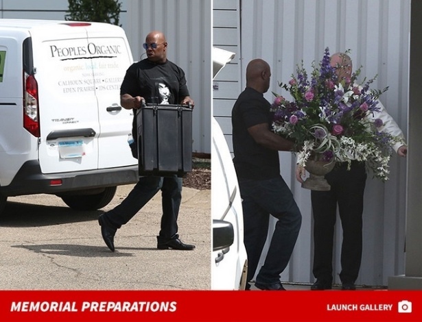 Funcionários iniciam preparativos do funeral do cantor Prince, em Minnesota - Reprodução/TMZ