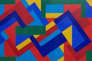 Uma das telas de Claudio Tozzi em exposição na Referência Galeria de Arte - Divulgação