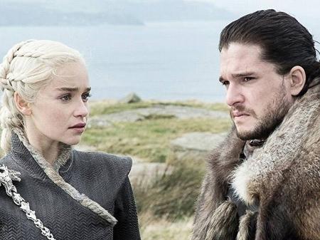 Daenerys e Jon Snow em cena da sétima temporada de "Game of Thrones" - Divulgação/HBO