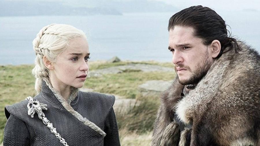 Daenerys e Jon Snow em cena da sétima temporada de "Game of Thrones" - Divulgação/HBO