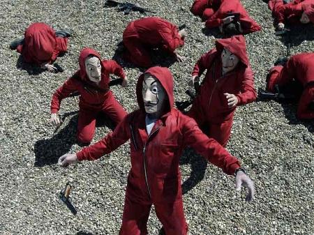 Cena da série "La Casa de Papel" - Reprodução