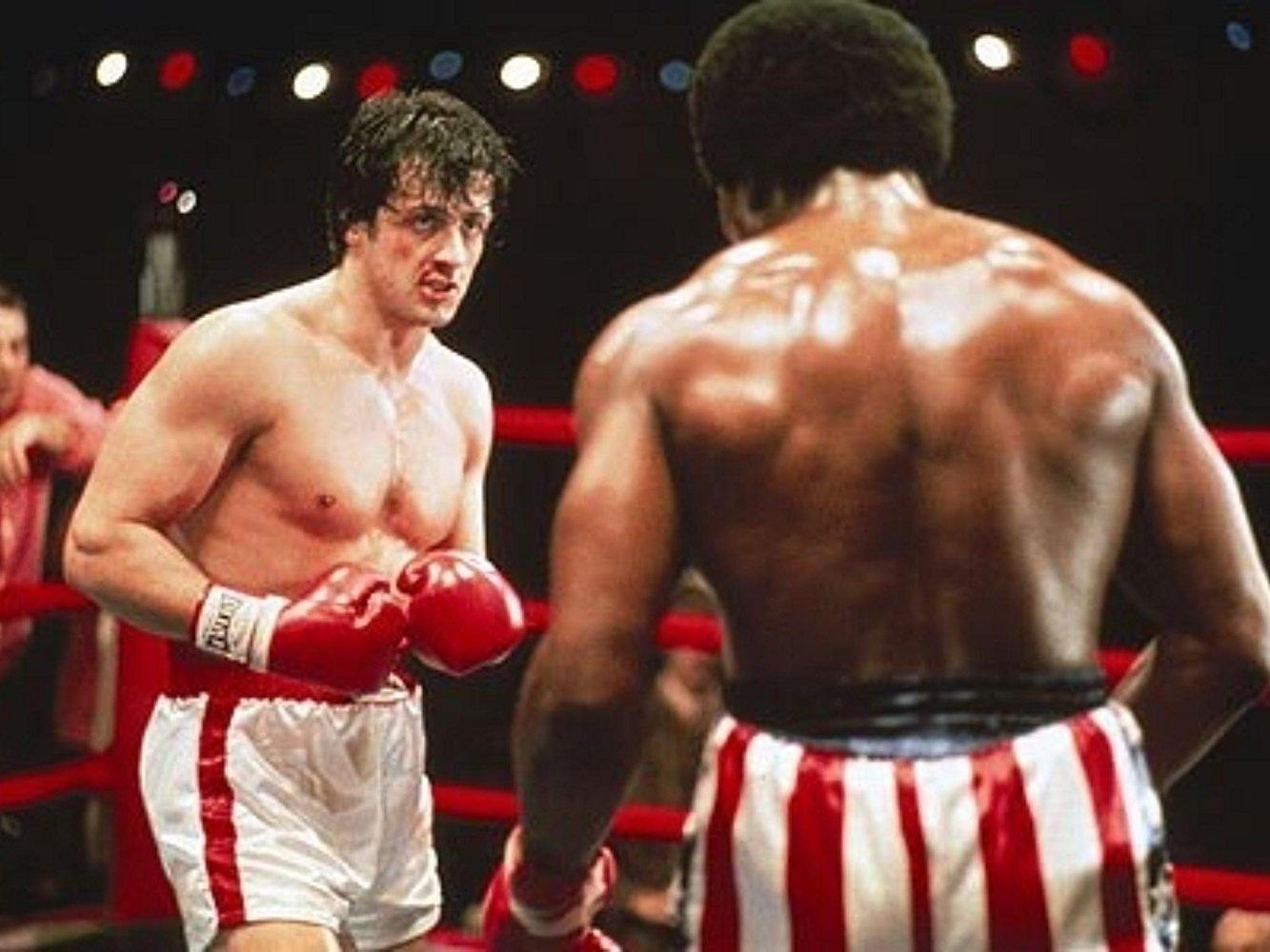 Sylvester Stallone e Carl Weathers em cena de "Rocky: Um Lutador" (1976) - Divulgação