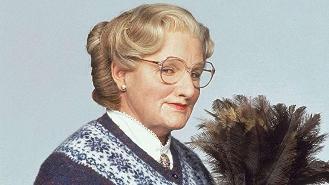 Robin Williams em cena de "Uma Babá Quase Perfeita" - Divulgação