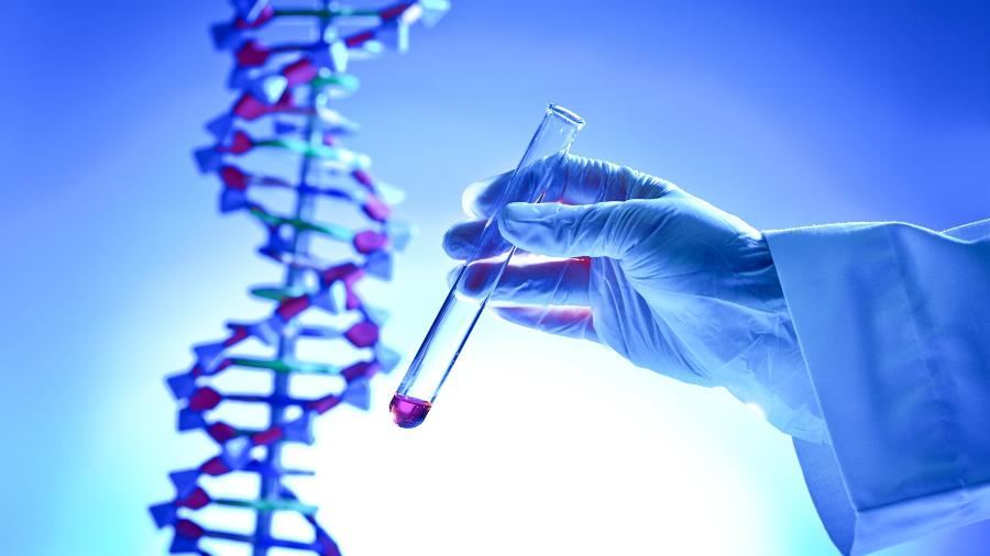 Representação da estrutura do DNA; Brasil já tem banco de perfis genéticos, mas Moro quer ampliá-lo - iStock