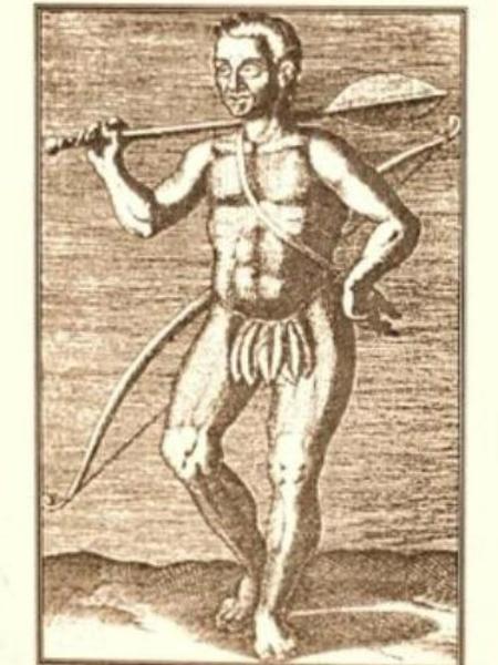 O índio tupinambá Tibira foi a primeira vítima de homofobia registrada no Brasil, em 1614 - Reprodução