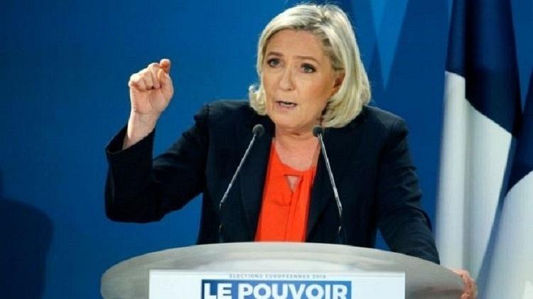 Marine Le Pen é a lider da extrema direita com maior projeção na França 