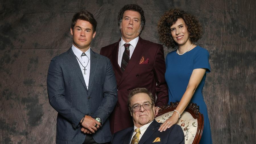 John Goodman (centro), Adam Devine, Danny McBride e Edi Patterson em cena da série The Righteous Gemstones - Divulgação