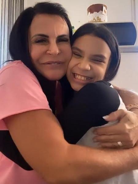 Gretchen faz vídeo com a filha, Valentina - Reprodução/Instagram