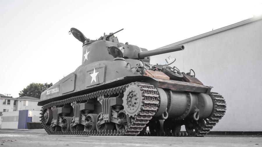 Tanque de guerra M4A1 Grizzly - Divulgação