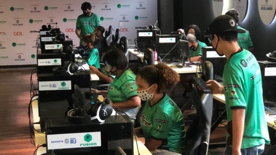 AfroGames: estrutura de ponta para formar atletas de eSports em Vigário Geral, no Rio - Divulgação/AfroGames
