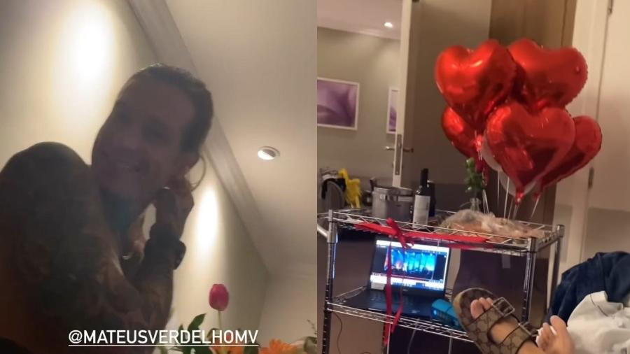 Shantal passou o Dia dos Namorados no hospital onde estava internada com contrações precoces - Reprodução/Instagram