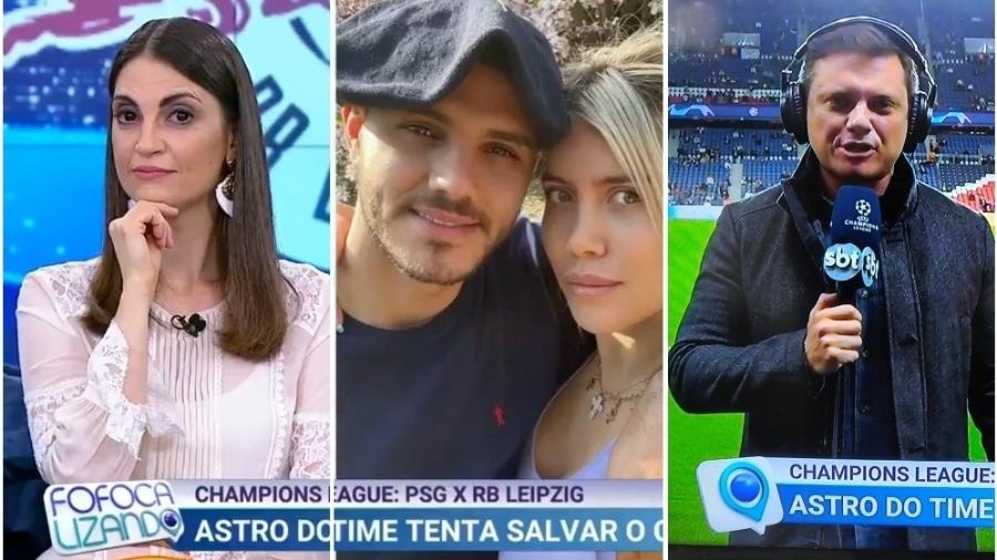 Crossover entre o "Fofocalizando" e a Champions League no SBT gerou memes - Reprodução: SBT