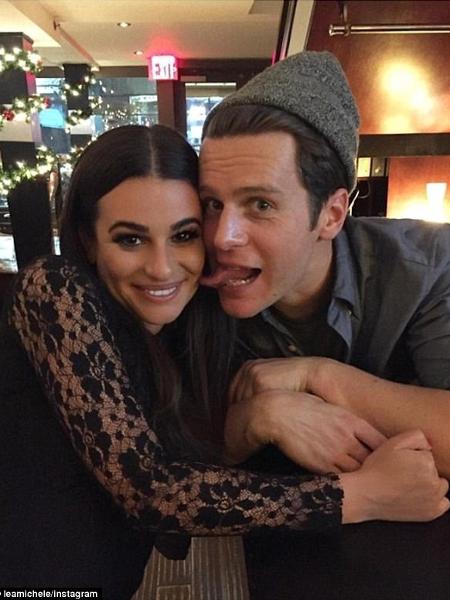 Lea Michele e Jonathan Groff são melhores amigos - Reprodução/Instagram @leamichele