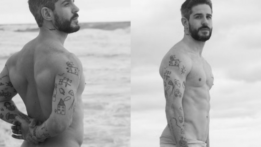 Pedro Neschling faz ensaio sensual na praia