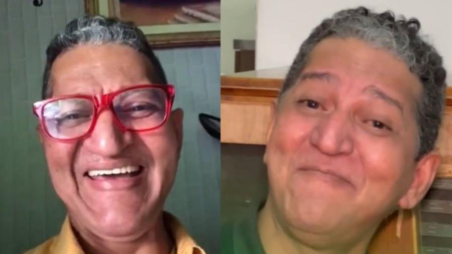 Acácio Oliveira teve um mal súbito ao vivo - Reprodução: Instagram