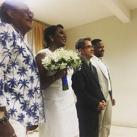 Compadre Washington escolheu uma camisa com estampa de coqueiro para ir ao casamento da filha - Reprodução/Instagram/compadrewashington