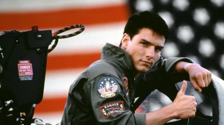 Tom Cruise em cena de "Top Gun" - Divulgação - Divulgação