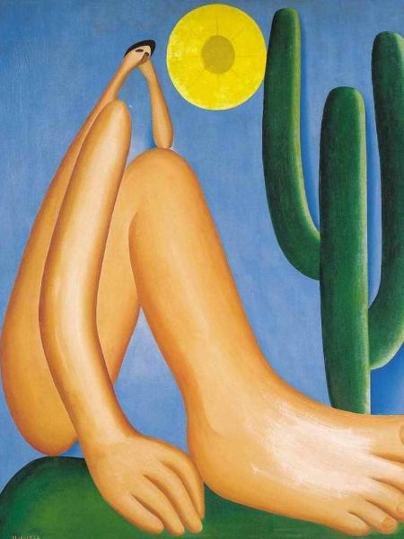 Obra "Abaporu", da Tarsila do Amaral - Reprodução