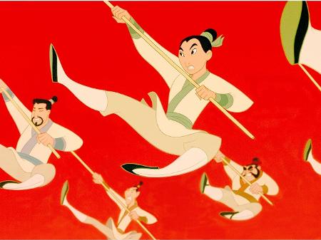 Cena da animação "Mulan" - Reprodução